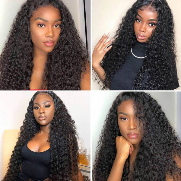Curly Deep wave wigs 