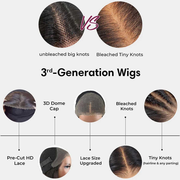 6x5 Water Wave Wear Go Pre Cut Lace Closure Pre Plucked Glueless Wigs Beginner Friendly