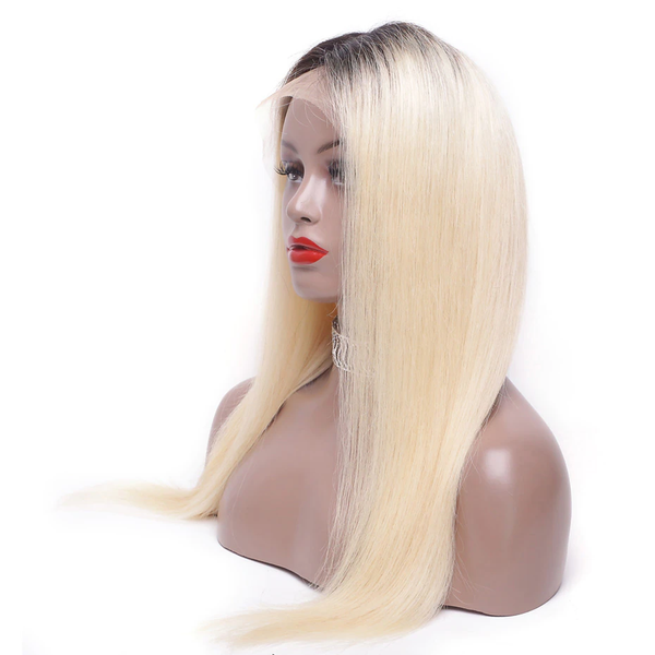 blonde wig black roots