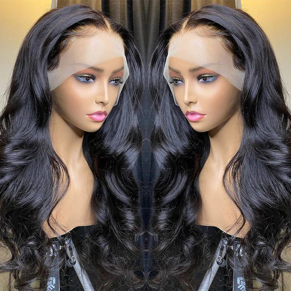 13x4 Transparent Lace Long body wave wig