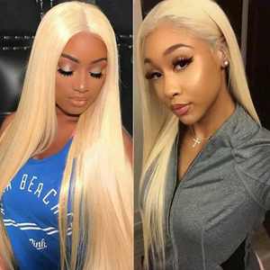 613 straight lace front wig