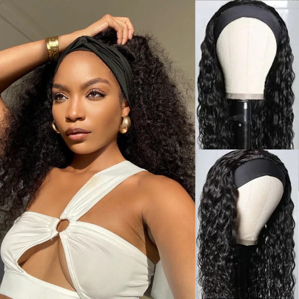 african american water wave headband wig