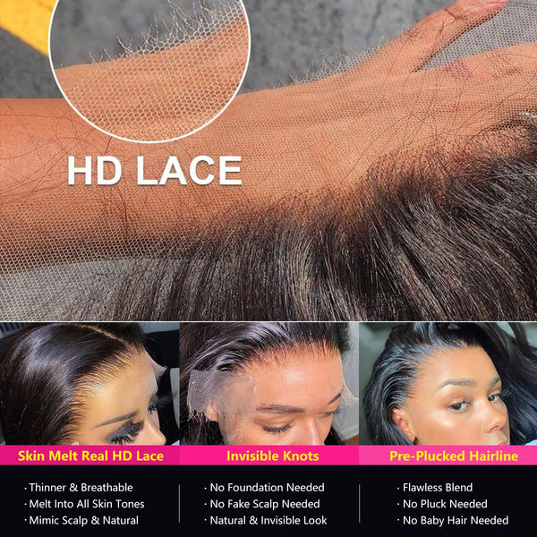 skin melt real hd lace with invisible knots