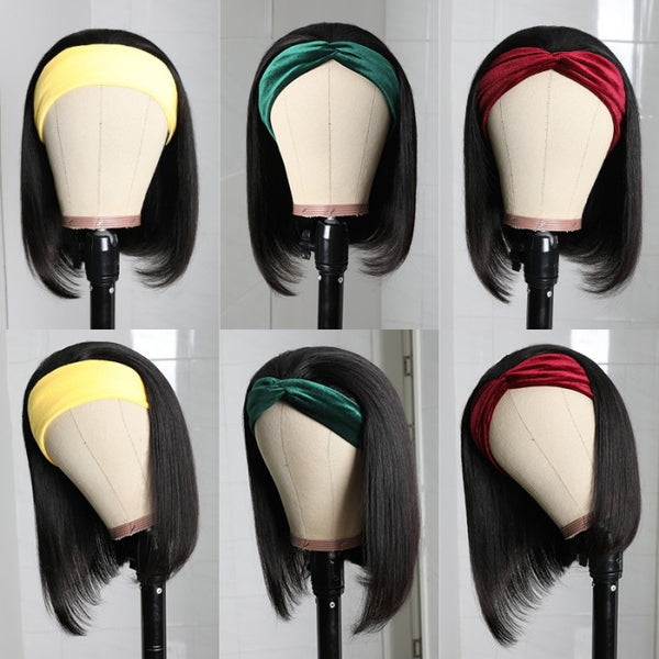 different color headband for wig