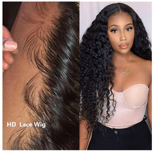 5x5 hd lace jerry curl wig
