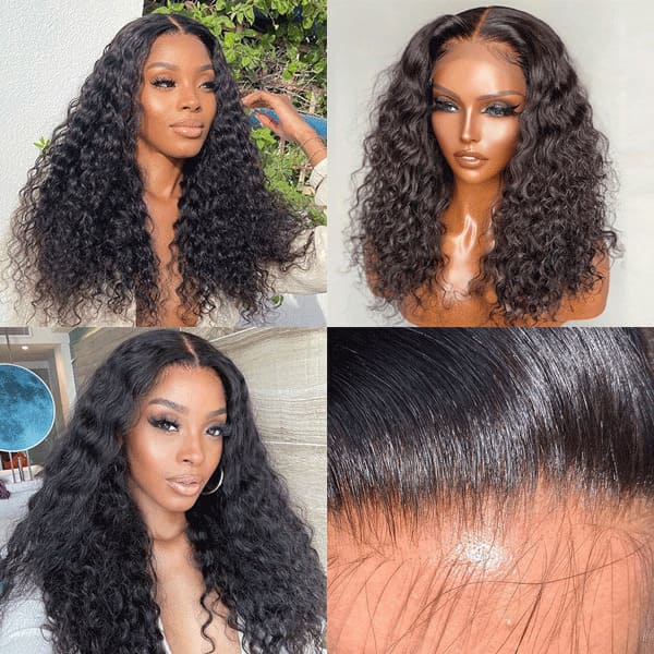 13x4 water wave lace wig
